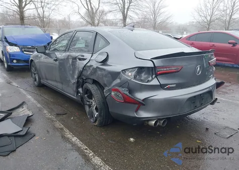 2021 Acura Tlx A-Spec Package из США, поврежденный, VIN 19UUB6F55MA010459